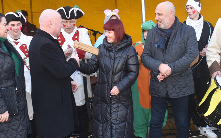 „Tato událost nemá chybu,“ chválila masopustní veselici Milada Sokolová