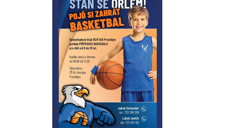 Orli vyrazili do škol s basketbalovou show