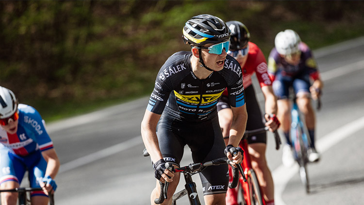 Cyklista Koblížek devátý na pohárové Bíteši