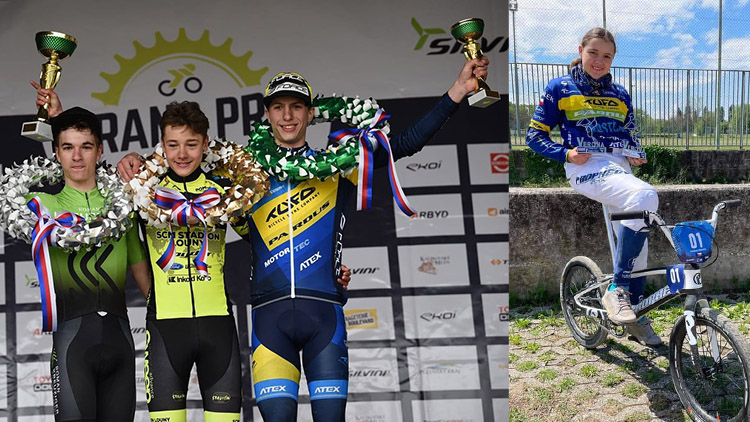 Cyklistické medaile: Fremlová dvakrát zlatá při BMX  v Itálii, Pátík bronzový na silničním GP West Bohemia