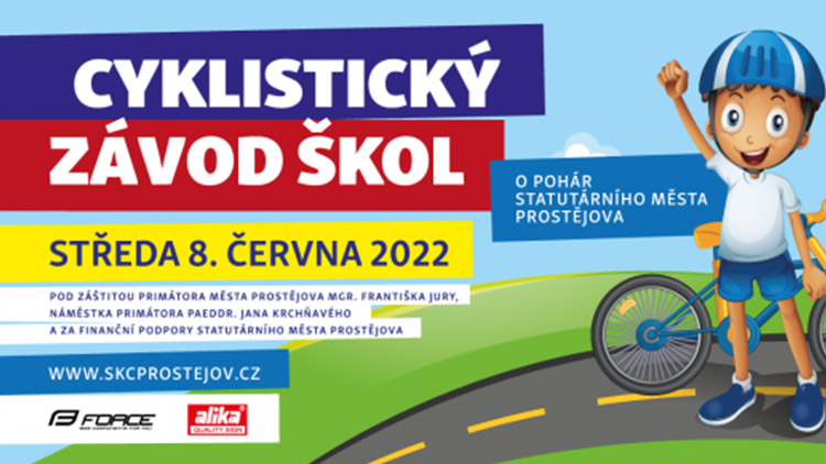 Ve středu bude cyklistický závod škol  O pohár statutárního města Prostějova
