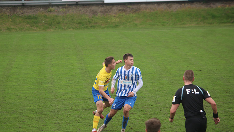 Fotbalisté Prostějova devalvovali dobrý výkon hrubkami v zadních řadách