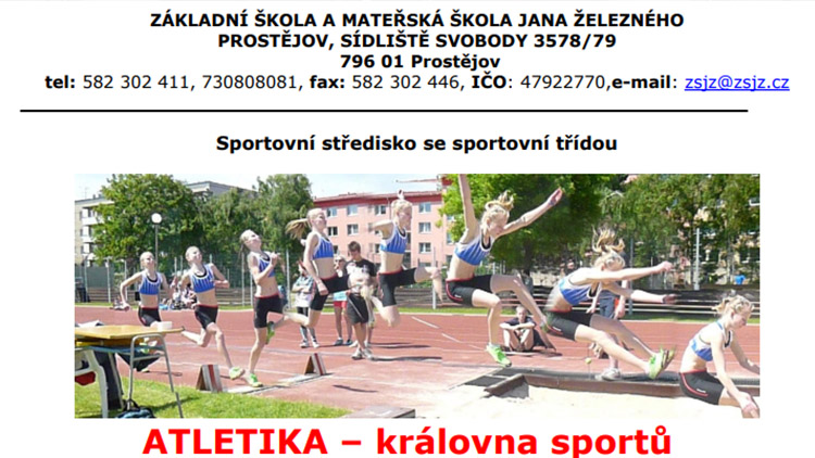 Nábor do atletické třídy