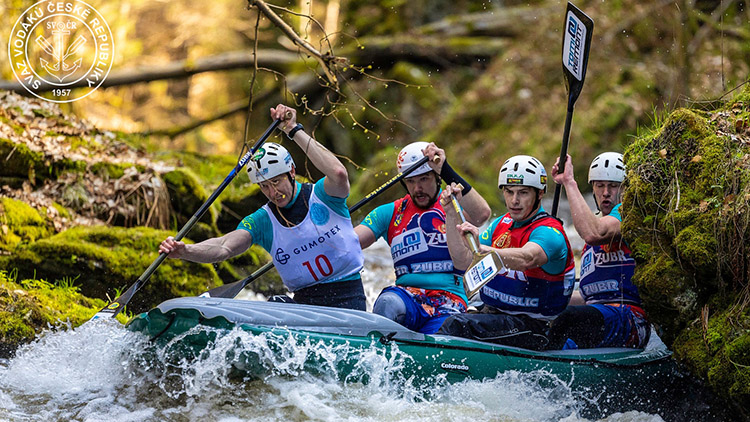 Raft team Tomi-Remont Prostějov medailově vplul do nové  sezóny, na MČR ve sjezdu získal dva tituly a dvě stříbra
