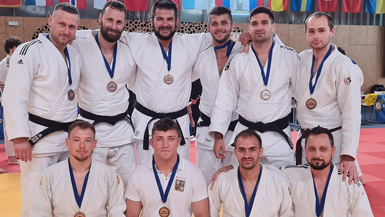 Bronzoví judisté na Mistrovství Evropy veteránů