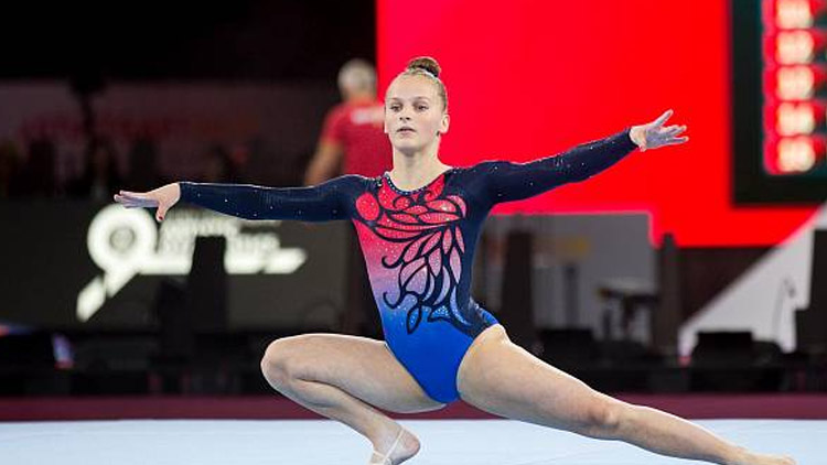 Výborně! Prostějovská gymnastka  veze ze světového poháru BRONZ