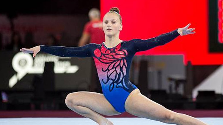 Gymnastka Ponížilová  bojovala o mistrovství světa