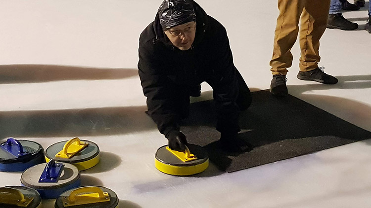 Hanácké curling 2023:  úvodní turnaj čtyřdílné série vyhráli Flingstones