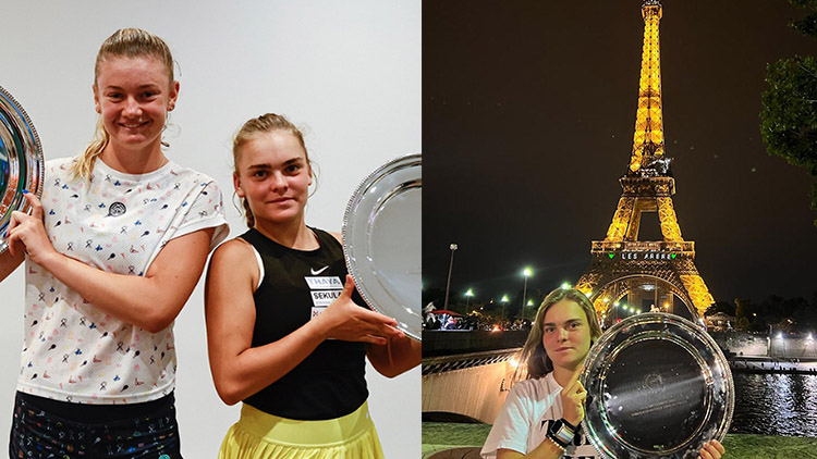 Sára Bejlek vybojovala v Paříži vítězství v deblu