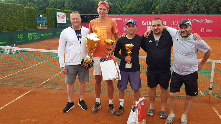 Tenisový PROSTĚJOV CUP vyhráli Mališ A Ščudlík