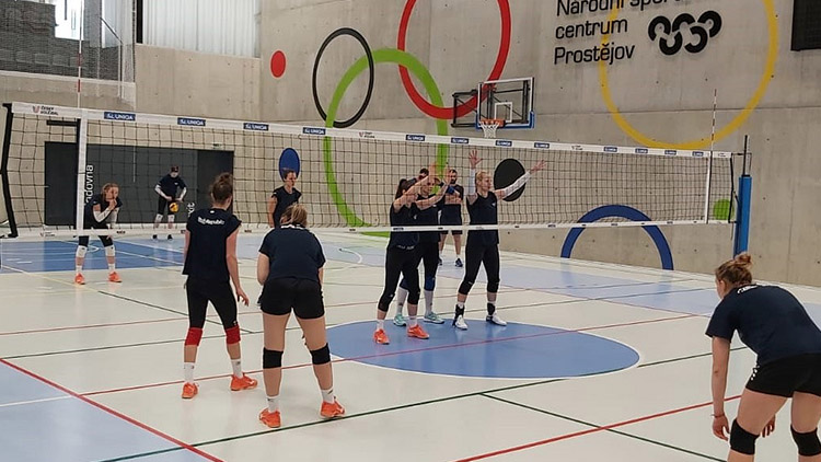 Volejbalistky ČR měly v Prostějově  výborné podmínky k přípravě