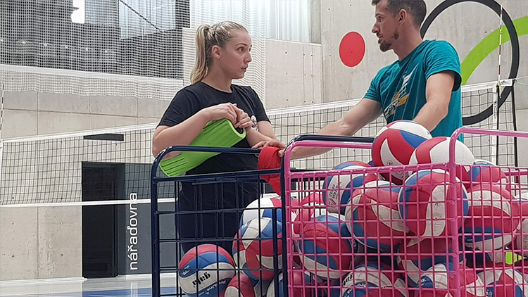 Simona Bajusz: „Tréninky jsou intenzivní  a mají šťávu, na sezónu budeme dobře nachystané.“