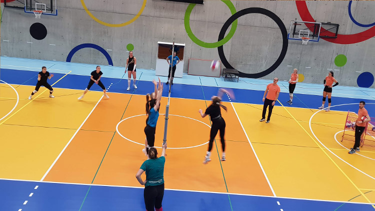 VOLEJBALISTKY TRÉNOVALY TÉMĚŘ KOMPLETNÍ