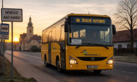 Středoškoláky z Němčic vozí nový autobus