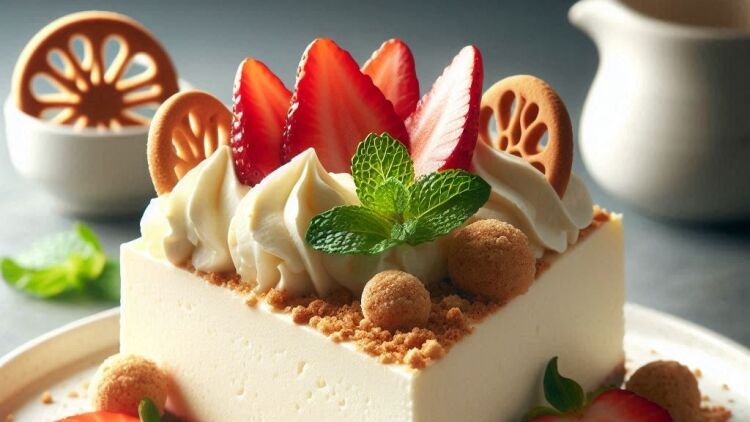 Lotus cheesecake